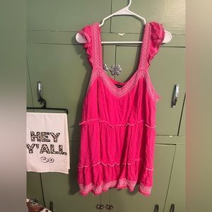 Super cute pink tank top size 3 from torrid